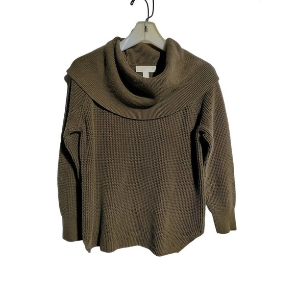 Michael by Michael Kors brown turtleneck sweater woman size medium - Picture 1 of 5